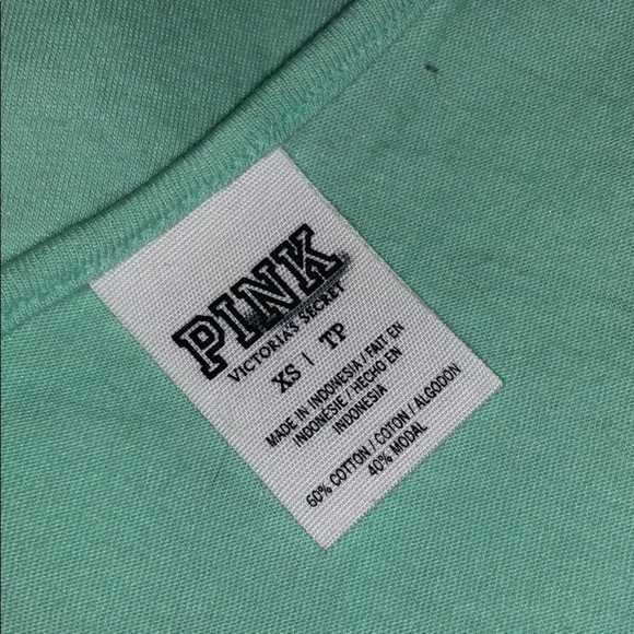 Pink Victoria’s Secret tank with v drop back - Picture 5 of 5